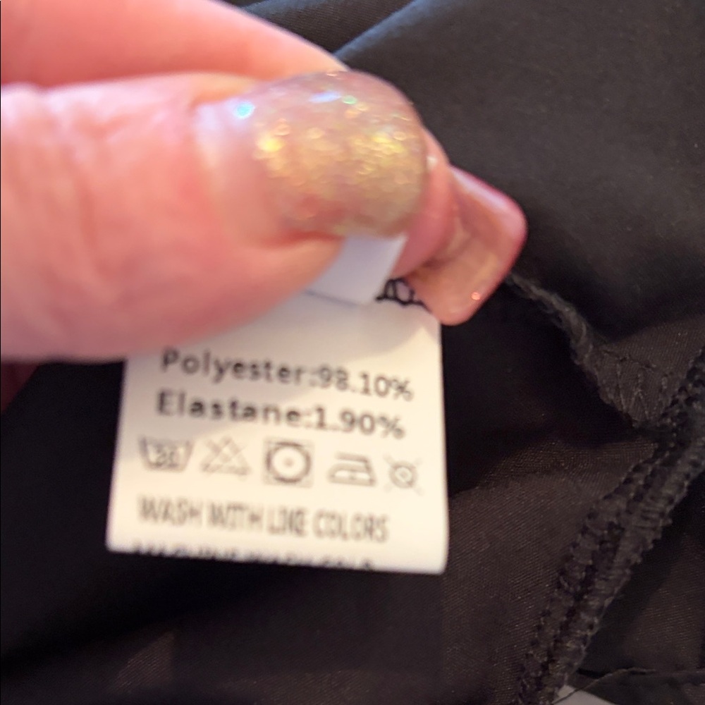 Black Ruffle-Hem Button Front Shirt - Picture 8 of 8